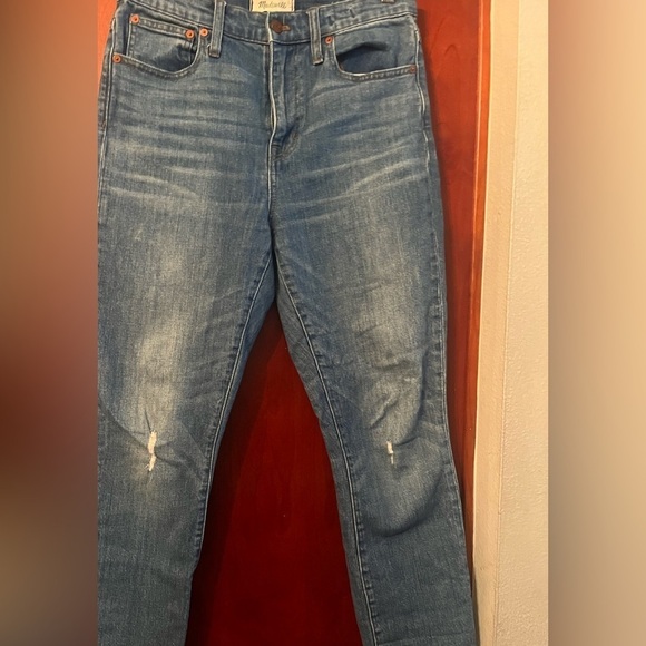 Madewell 10" High-Rise Skinny Crop Jeans in Sheffield Wash Size 26 $135 MC515 - Picture 6 of 13